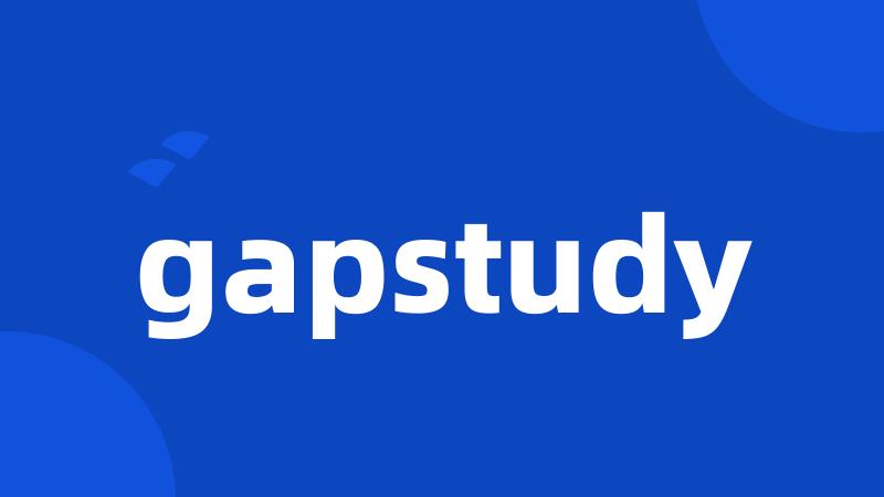 gapstudy