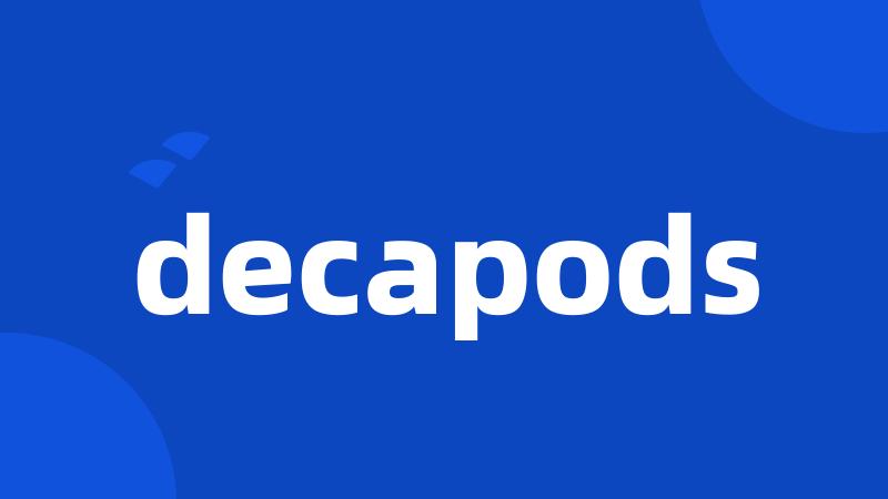 decapods