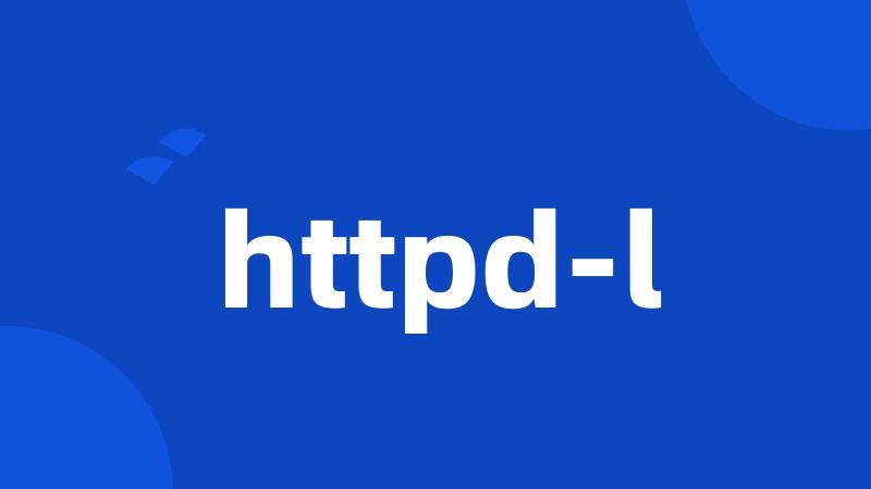 httpd-l