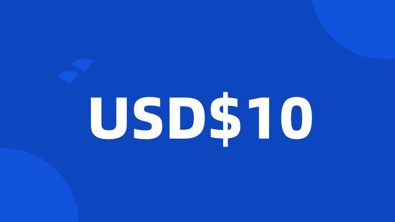 USD$10