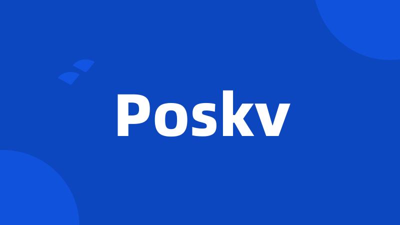 Poskv