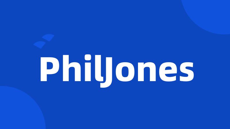 PhilJones
