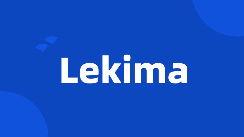 Lekima