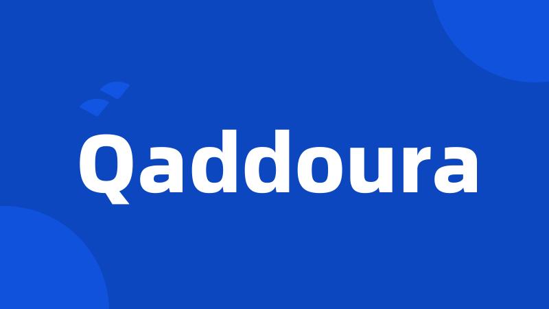 Qaddoura