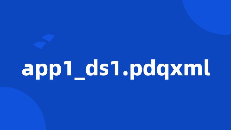 app1_ds1.pdqxml