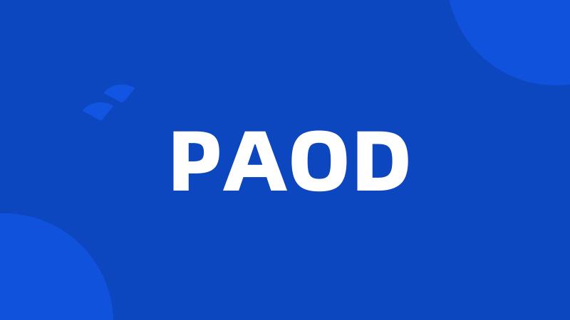 PAOD