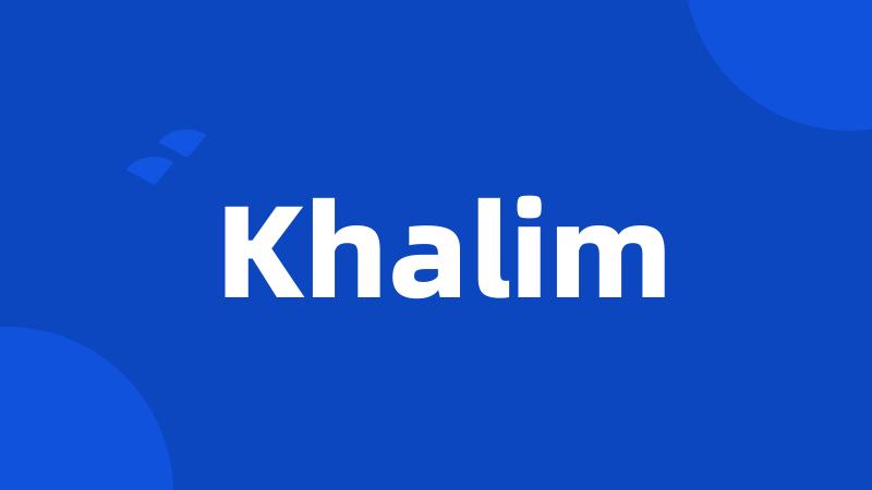 Khalim