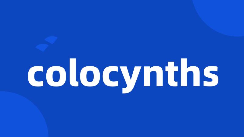 colocynths