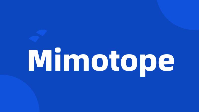 Mimotope