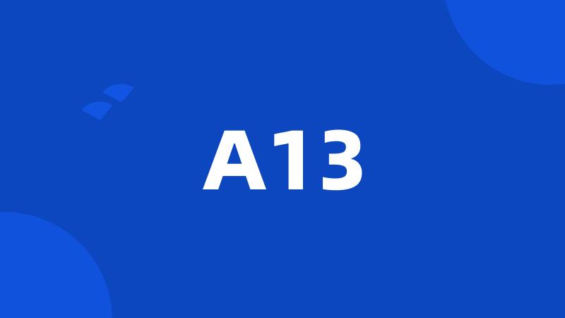 A13