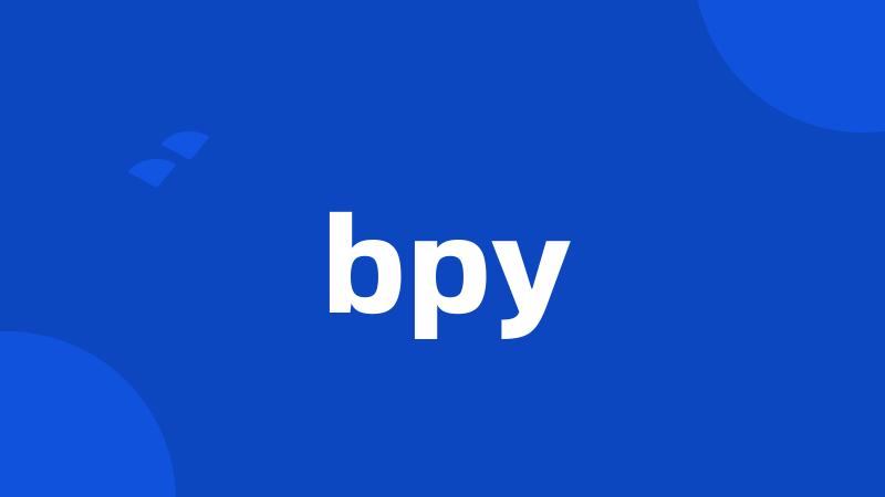 bpy