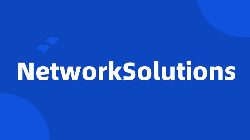 NetworkSolutions