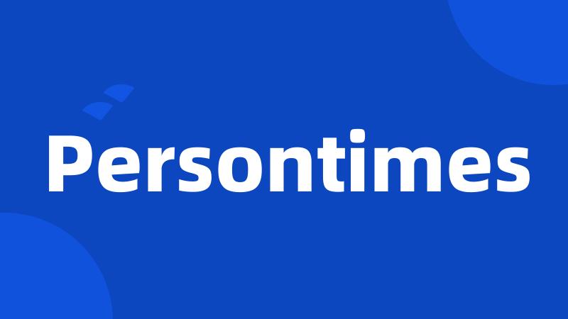 Persontimes