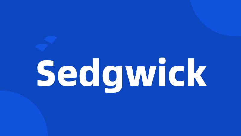 Sedgwick