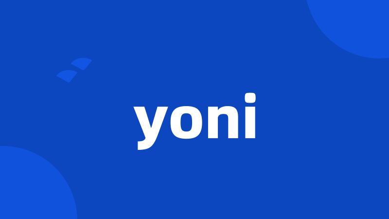 yoni