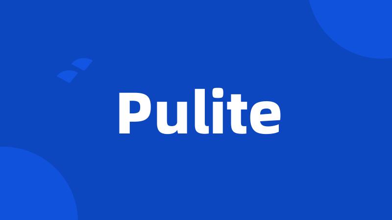 Pulite