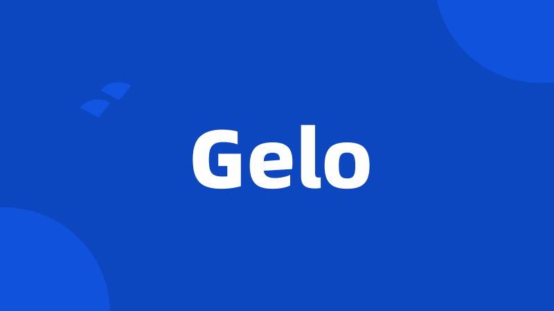 Gelo