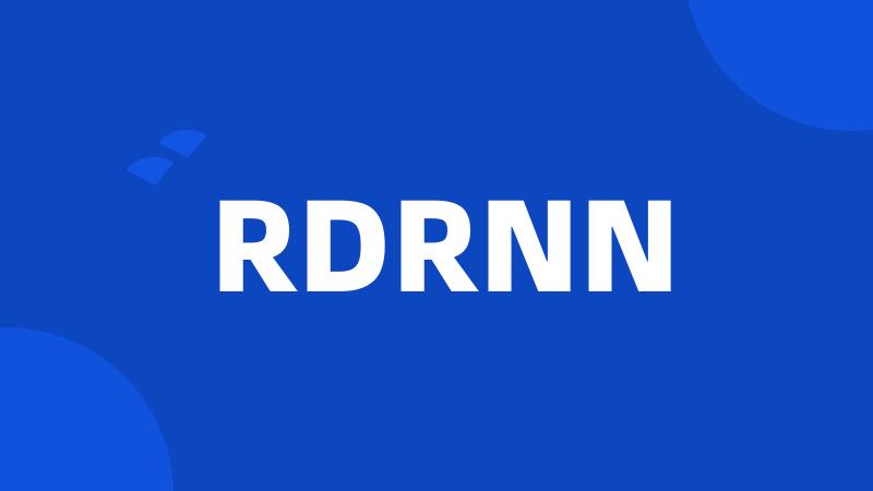 RDRNN