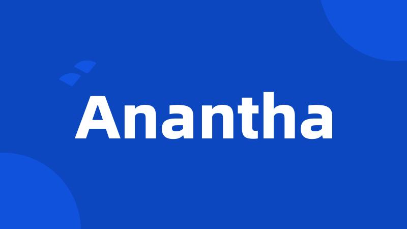Anantha