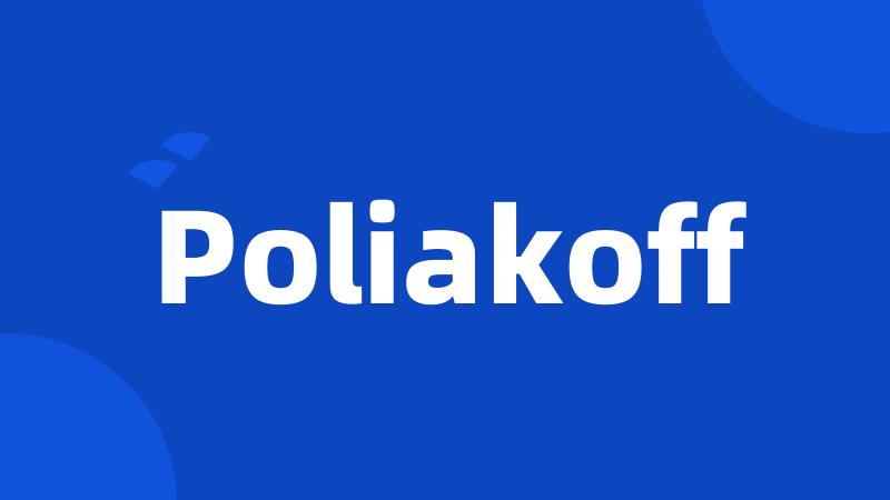 Poliakoff