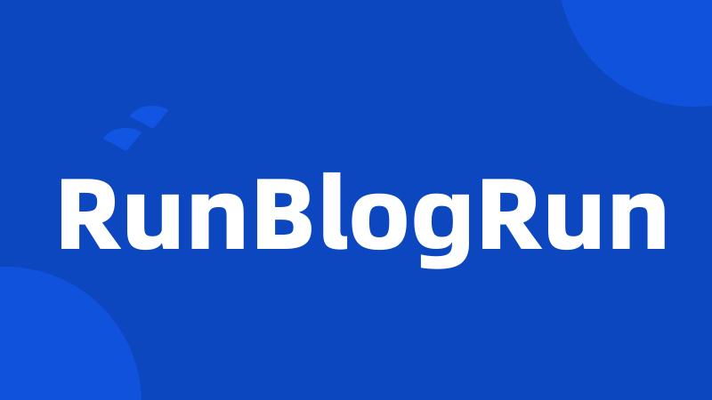 RunBlogRun