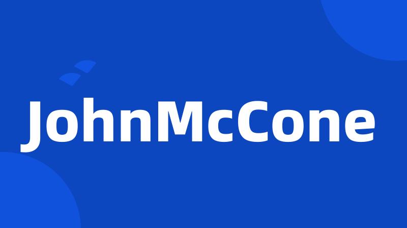 JohnMcCone