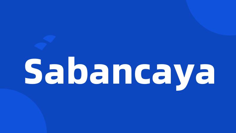 Sabancaya