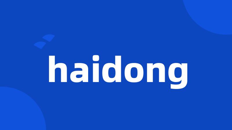 haidong