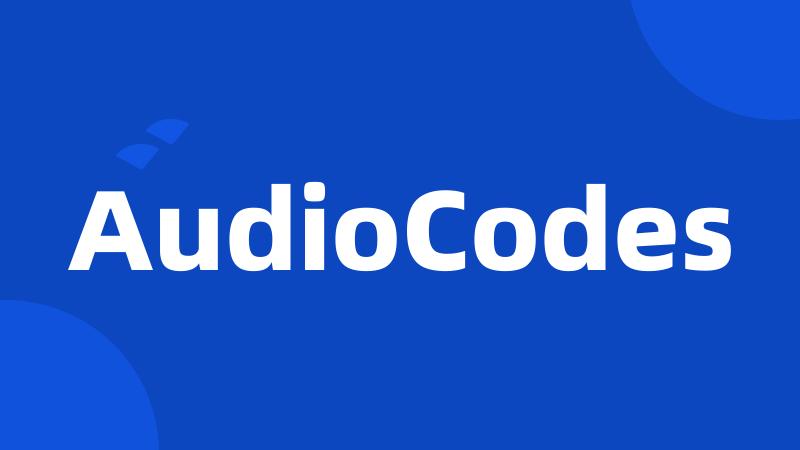 AudioCodes