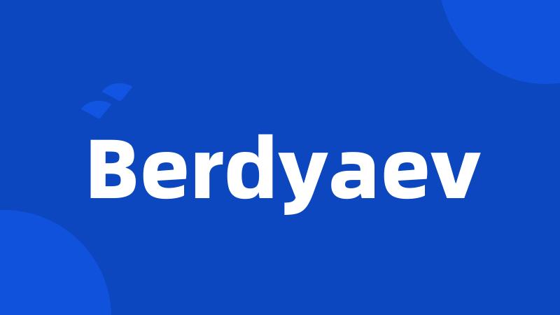 Berdyaev