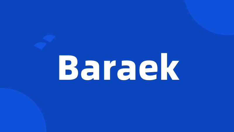 Baraek