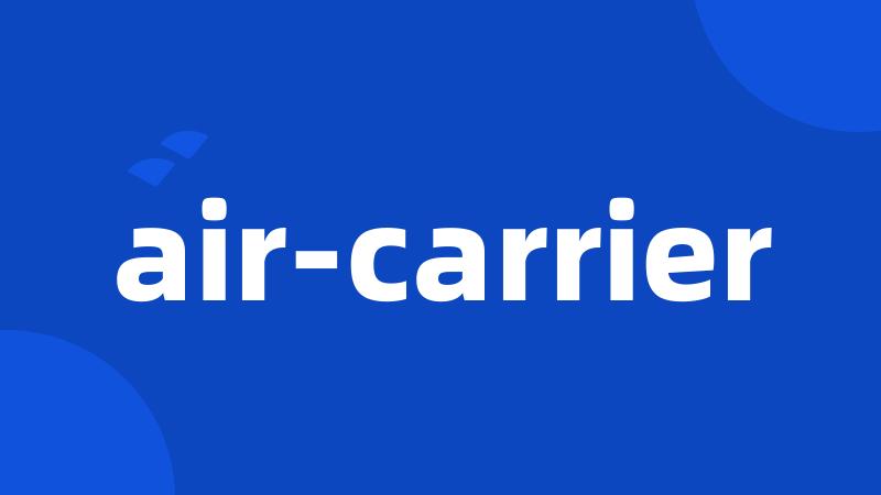 air-carrier