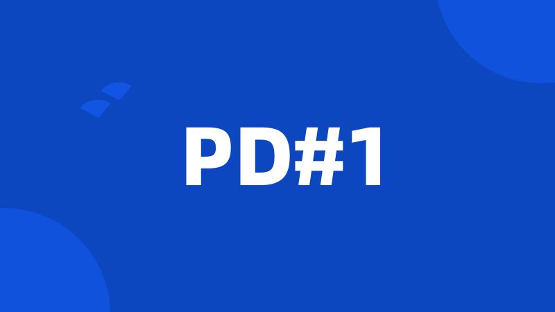 PD#1