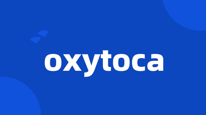 oxytoca