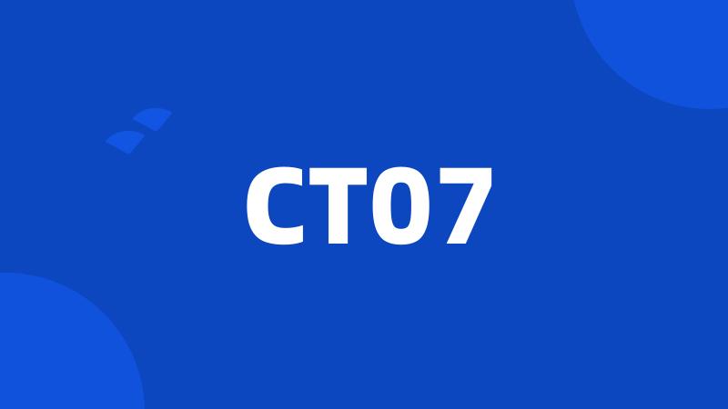 CT07