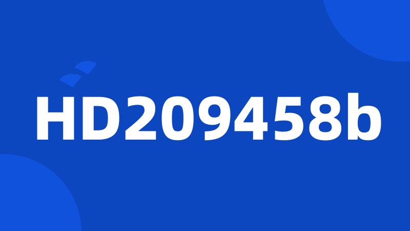 HD209458b