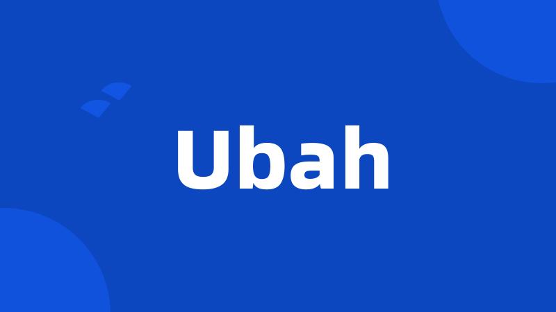 Ubah