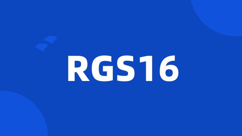 RGS16