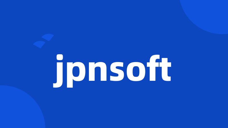 jpnsoft