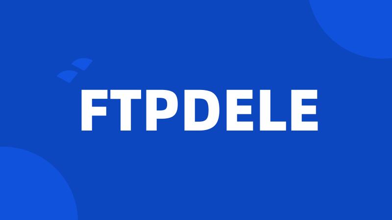 FTPDELE