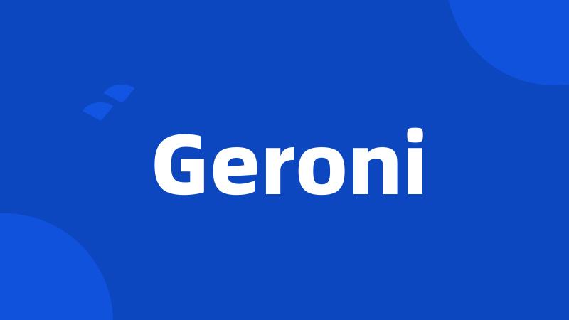 Geroni