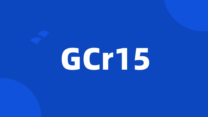 GCr15