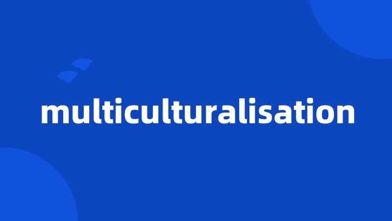 multiculturalisation