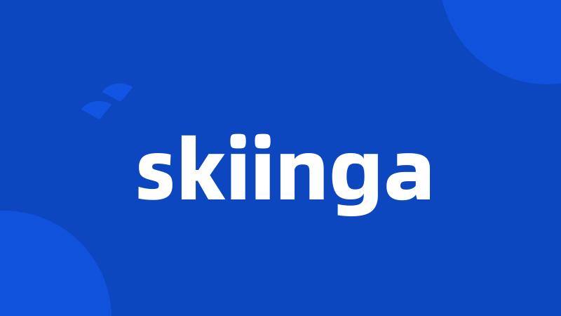 skiinga