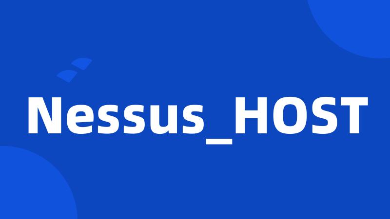 Nessus_HOST