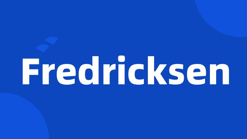 Fredricksen