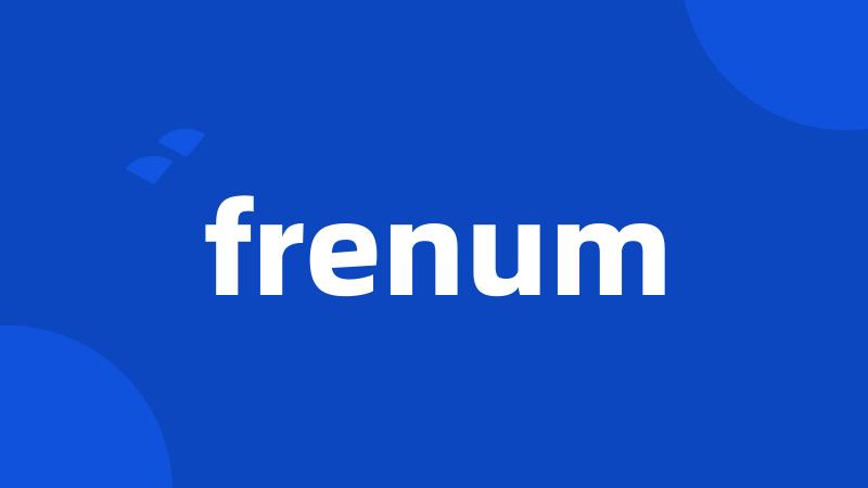 frenum