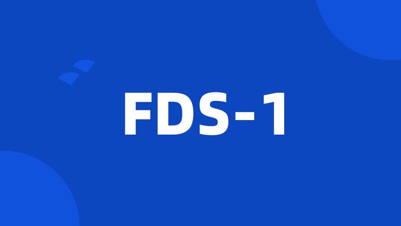 FDS-1