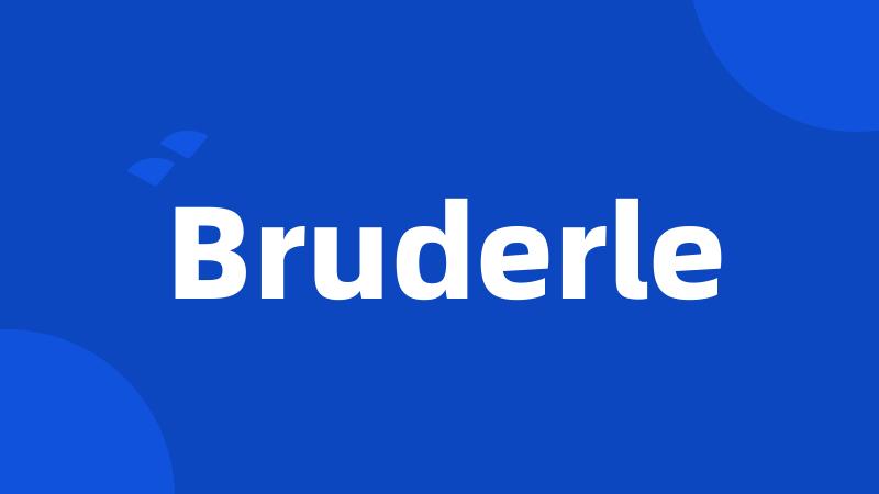 Bruderle