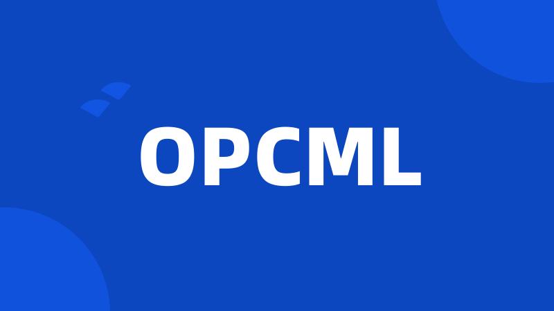 OPCML